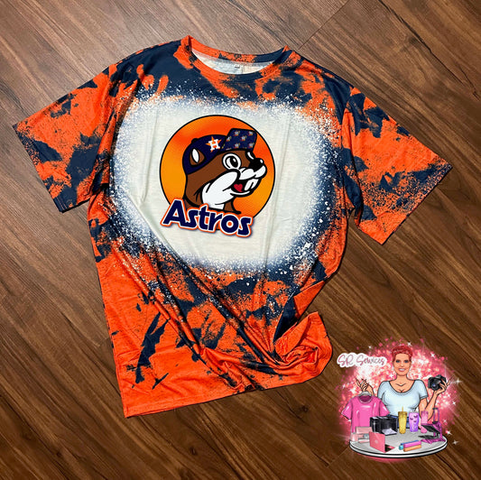 Astros Space City Bleached T-Shirt